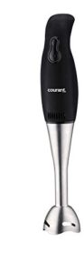 courant immersion hand blender with 200 watt easy to clean stick blender blends, purees, crushes ice