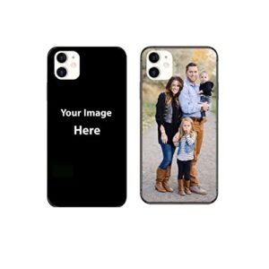 custom case for apple iphone 11 (6.1inch) personalized custom picture phone case customizable slim soft and hard tire shockproof protective anti-scratch phone cover case- make your own phone case