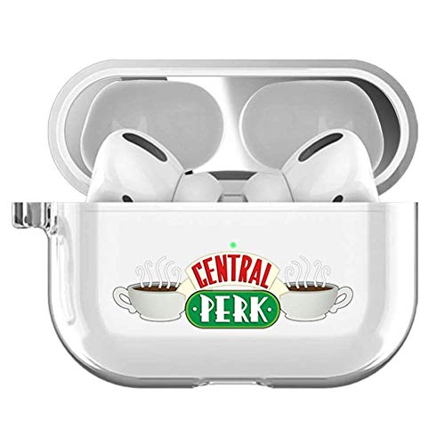 Central Park Airpods Pro Clear Case,Friends Tv Show Merchandise,AirPods Pro Case Protective Cover Skin - Clear Premium Hard Shell Accessories Compatible with Apple AirPods Pro Case