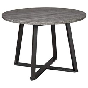 Signature Design by Ashley Centiar Dining Room Table, Gray/Black