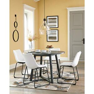 Signature Design by Ashley Centiar Dining Room Table, Gray/Black