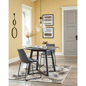 Signature Design by Ashley Centiar Dining Room Table, Gray/Black