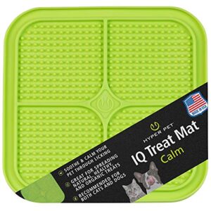 hyper pet lick mat for dogs & cats - iq treat mat interactive dog toys helps reduce pet anxiety & boredom