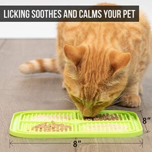 Hyper Pet Lick Mat for Dogs & Cats - IQ Treat Mat Interactive Dog Toys Helps Reduce Pet Anxiety & Boredom