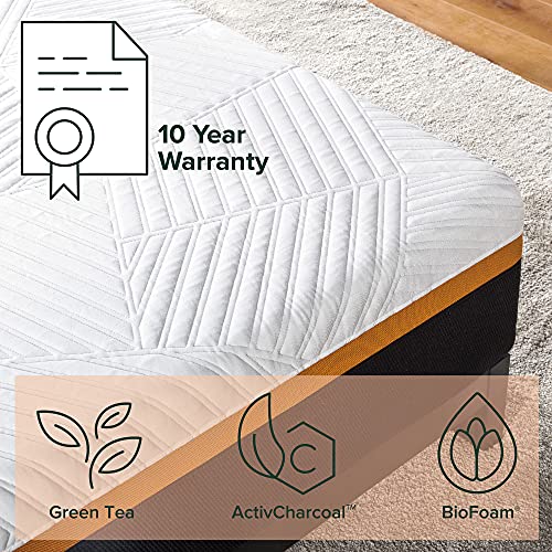 ZINUS 12 Inch Cooling Copper ADAPTIVE Pocket Spring Hybrid Mattress / Moisture Wicking Cover / Cooling Foam / Pocket Innersprings for Motion Isolation / Mattress-in-a-Box, King