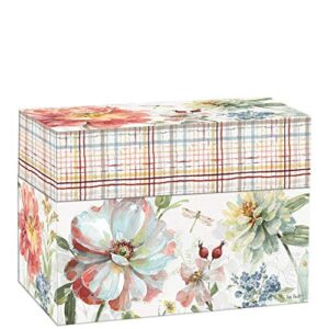 Lang Spring Meadow Card Recipe Box, Small, MULTI