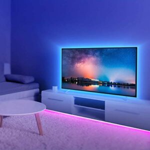 ONSTUY LED Strip Lights 32.8ft,Smart Bluetooth RGB Music Sync Color Changing LED Strip Lights with App Control Remote Led Lights for Bedroom,Room,TV,Party,Home Decoration