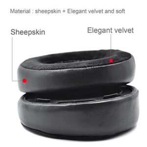 SUNDARA Ear Pads Replacement defean Earpad Sheepskin Leatherette Velvet and Soft Foam Compatible with Hifiman SUNDARA HE400 400I 400S HE560 560I HE500 300 350 HE3 5 6 Headphones (Sheepskin Velour)