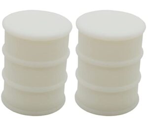 vitakiwi 2pcs 500ml large barrel silicone wax concentrate containers non-stick glow in the dark jars (i)