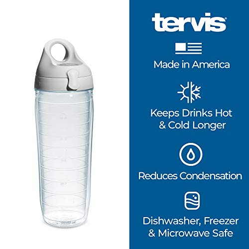 Tervis Made in USA Double Walled The Mandalorian Child in Carrier Insulated Tumbler Cup Keeps Drinks Cold & Hot, 24oz Water Bottle, Clear