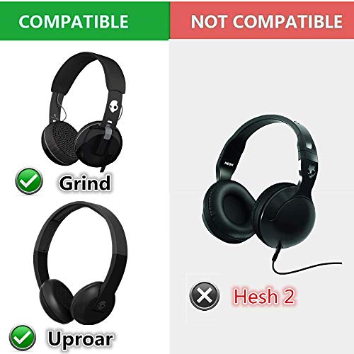 Replacement Ear Pads Cushions Compatible with Skullcandy Uproar Wireless Headset Earmuffs