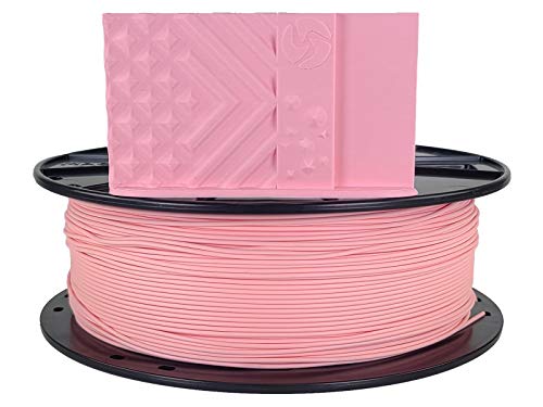 3D Fuel Standard PLA+ 3D Printing Filament, Made in USA with Dimensional Accuracy +/- 0.02 mm, 1 kg 1.75 mm Spool (2.2 lbs) in Bubblegum Pink