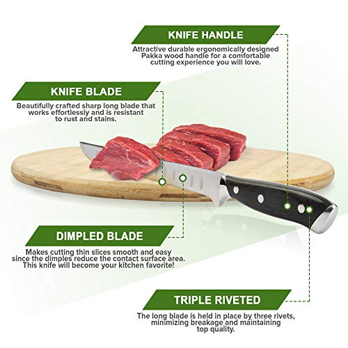 Professional Beef Jerky Slicer Making Cutting Board Kit with Jerky Legends blend of Smoky Spicy Cajun seasonings with 10 inch carving and slicing knife