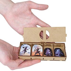 TowerRex Storage Organizer for Gloomhaven with Forgotten Circles Expansion Storage for Gloomhaven Organizer Kit Token Box Card Insert