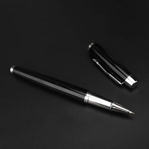 Rollerball Pen - 2 Pack of Ballpoint Ball Pen for Men Women Executive Business Office School Use,Executive Nice Pens for Business Birthday Gift with Gift Box,2 extra 0.5 mm refill (Black and Blue)