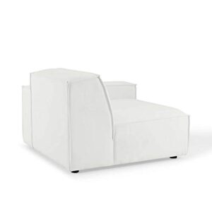 Modway EEI-4114-WHI Restore 4-Piece Upholstered Sectional Sofa in White