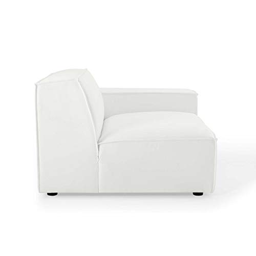 Modway EEI-4114-WHI Restore 4-Piece Upholstered Sectional Sofa in White