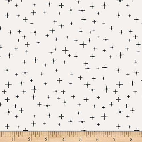 Art Gallery Fabrics Art Gallery Raise The Volume Twinkling Tune Fabric, White