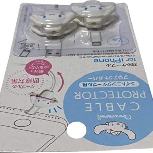 Friend Sanrio Cinnamoroll Cable Protector Cell Phones Accessories 2pcs Set for iPhone (Lightning Cable)