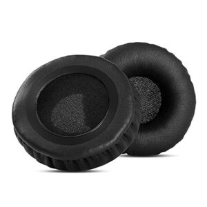 1 pair replacement ear pads cushions compatible with pioneer se-mj553bt mj553bt headset earmuffs ear cups (black)