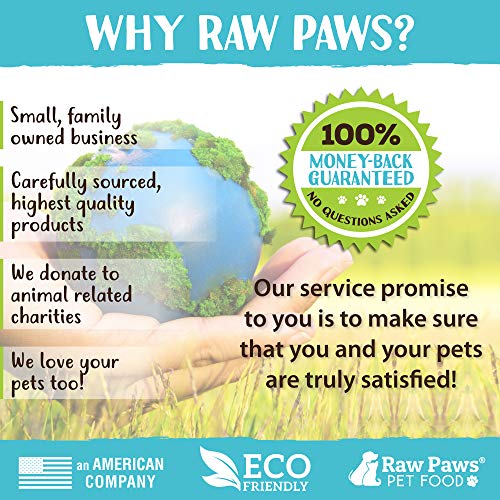 Raw Paws Freeze Dried Chicken Necks for Dogs & Cats, 4-oz - Made in USA, Human Grade - Raw Freeze Dried Dog Treats - Raw Chicken Necks for Cats - Antibiotic-Free Real Chicken Cat Treat