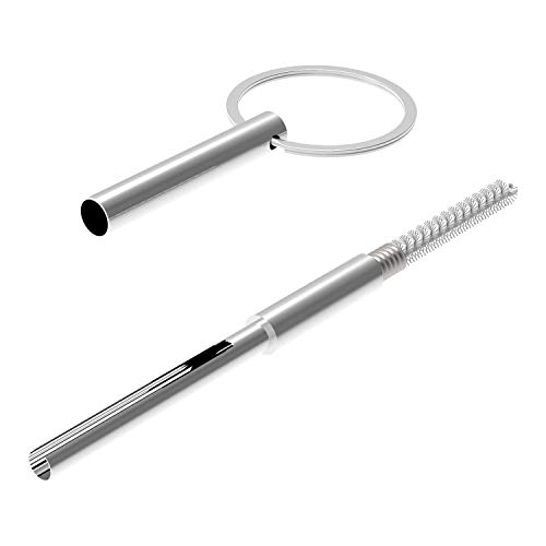 GripperX Headphone Plug Extraction Tool with Key Ring and Cleaning Brush - Remove Broken Headphone Plug from Headphone Jack of Mobile Devices