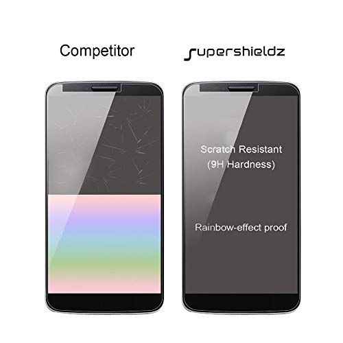 (2 Pack) Supershieldz Designed for LG Stylo 6 Tempered Glass Screen Protector, Anti Scratch, Bubble Free