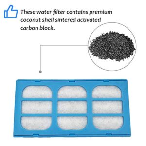 Cat Water Fountain Filter, 12 Pack Compatible with Cat Dog Mate Fountain Pet Cartridges Filter Replacement.