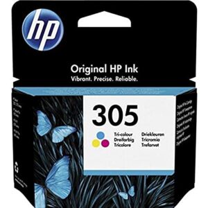 hp 305 3ym60ae tricolor original ink cartridge compatible deskjet 2700, 2730, 4100, 4134, envy series 6020, 6030, 6420, 6430 inkjet printers