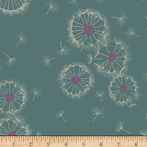 Art Gallery Fabrics Art Gallery Fusion Tiny Dancer Bachelorette Fabric, Teal