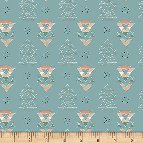 Art Gallery Fabrics Art Gallery Fleet & Flourish Miniments Unpolished Fabric, Blue