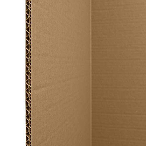 6 ft. Tall Brown Temporary Cardboard Folding Screen - 5 Panel