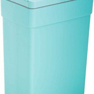 Blue 13 Gallon Touch Free Automatic Trash Can High Capacity Plastic Garbage Can Trash Bin with Lid for Kitchen Living Room Office Bathroom, 50L Electronic Touchless Motion Sensor Automatic Trash Can…