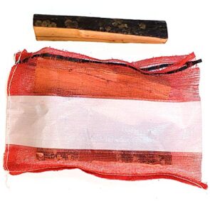 banded 24" x 16" mesh bag fire wood bag (10)