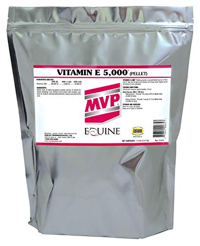 Med-Vet Pharmaceuticals Vitamin E 5,000 (7.5lb) Pelleted Vitamin E for Horses…