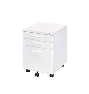 acme furniture peden file cabinet, white