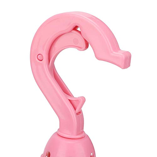 Clip and Drip Hanger, Multi-Function Clip and Drip Drying Rack, Household Tools Clothes Drying Racks for Socks for Underwear(Pink)