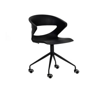 sunpan brant office chair black seat with black base