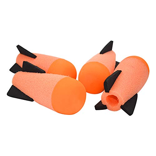 8 Pack Mega Missile Refill with Carrying Strap - Toy Rocket Launcher Ammo for Nerf N-Strike Elite Series