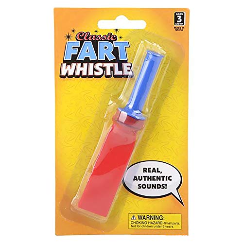 The Dreidel Company Fart Whistle Blower 4" Inch (6-Pack)