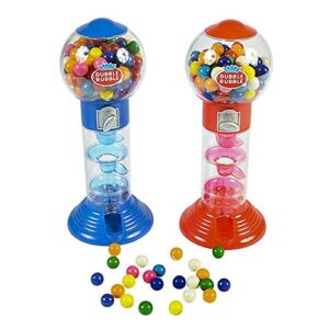 spiral fun gumball bank 10.5" inches tall, assorted (2-pack)