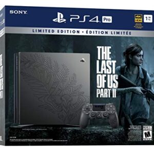 PlayStation 4 Pro 1TB Limited Edition The Last of Us Part 2 Console Bundle - Black