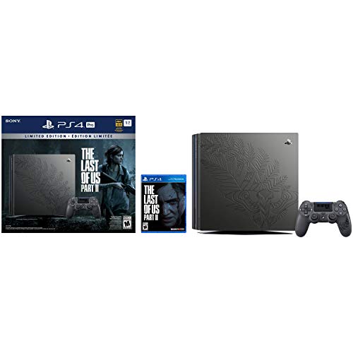 PlayStation 4 Pro 1TB Limited Edition The Last of Us Part 2 Console Bundle - Black