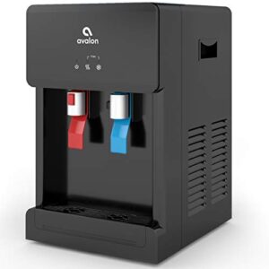 Avalon B8BLK Countertop Touchless Bottleless Water Cooler-2 Stage Water Filters and Installation Kit Included, NSF Certified, UL Approved, Black