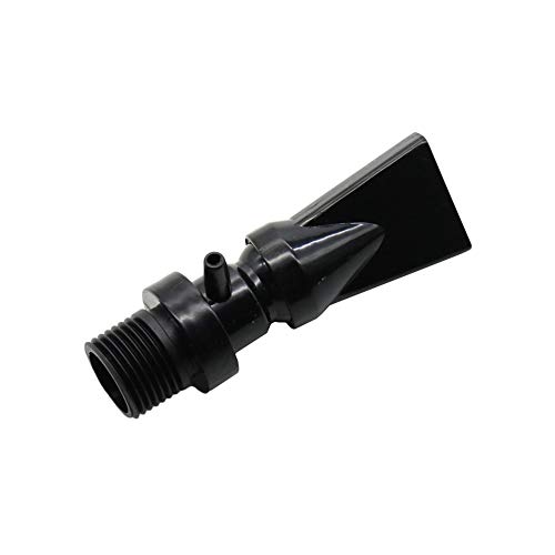 Aquarium Tank Duckbill Sprinkler with 1/2" Male Thread Fish Tank Sprinkler Adjustable Pump Water Output Nozzle 2 Pcs