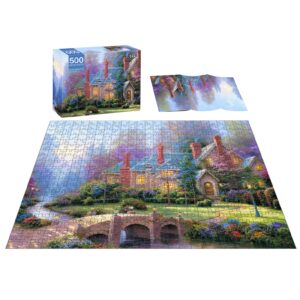 500 Piece Puzzles for Adults | Jigsaw Puzzles 500 Pieces Thomas Kinkade Puzzle Game for Family