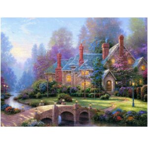 500 Piece Puzzles for Adults | Jigsaw Puzzles 500 Pieces Thomas Kinkade Puzzle Game for Family