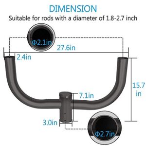 LEDMO 200W Parking lot Lights Bundle Double Bullhorn Bracket