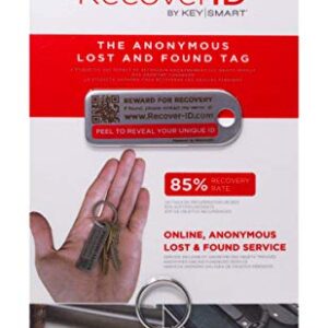 KeySmart RecoverID - Anonymous Lost and Found Tracker Tag (1-Pack)