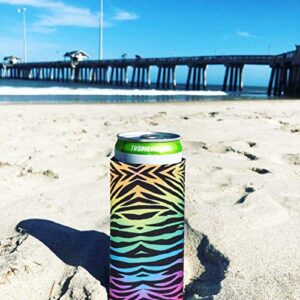 Sunsetbaby Slim Can Cooler for 12oz Skinny Can Coolers - Insulated Neoprene Can Sleeves Perfect for White Claw, Slim Beer, Spiked Seltzer